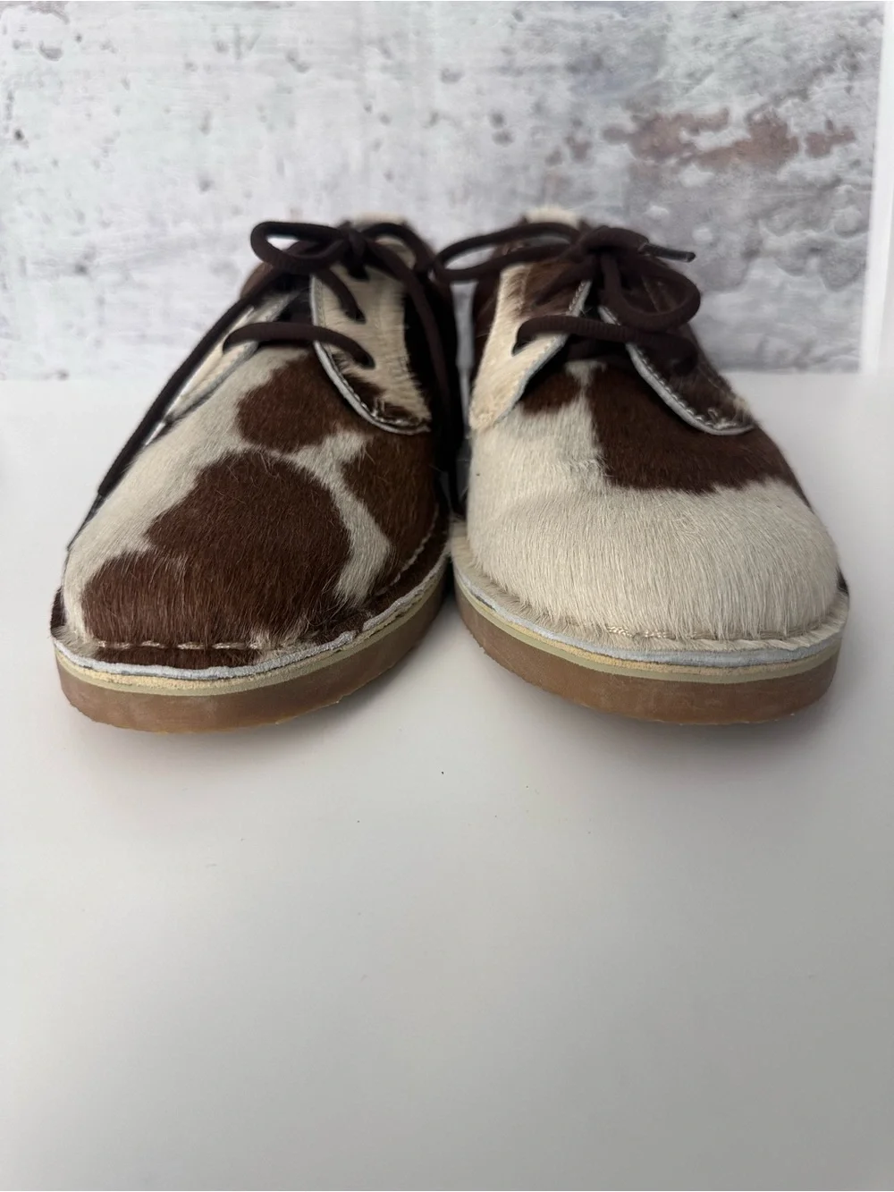 UWEZO Cowhide Derby’s - Brown / Cream